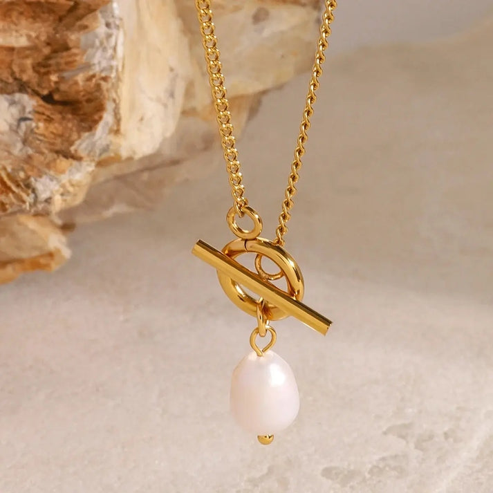 Calessia Non-Tarnish Gold Necklace