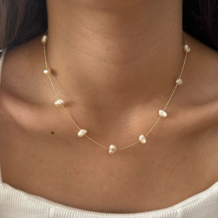 Celestique Non-Tarnish Gold Necklace