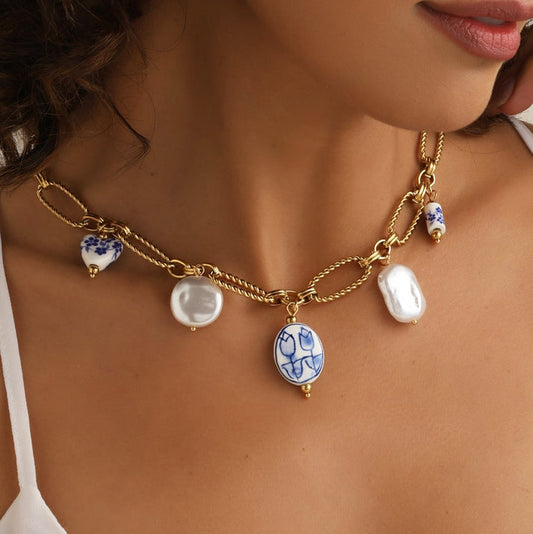 Dotelle Non-Tarnish Gold Necklace