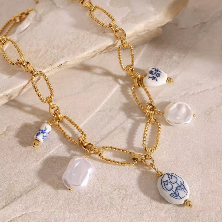 Dotelle Non-Tarnish Gold Necklace