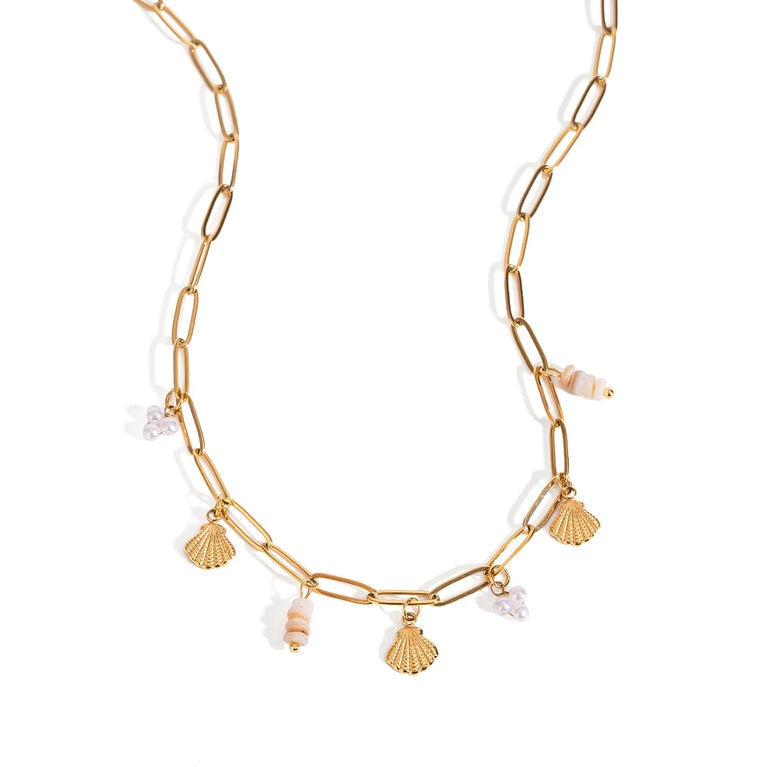 Gleamira Non-Tarnish Gold Necklace