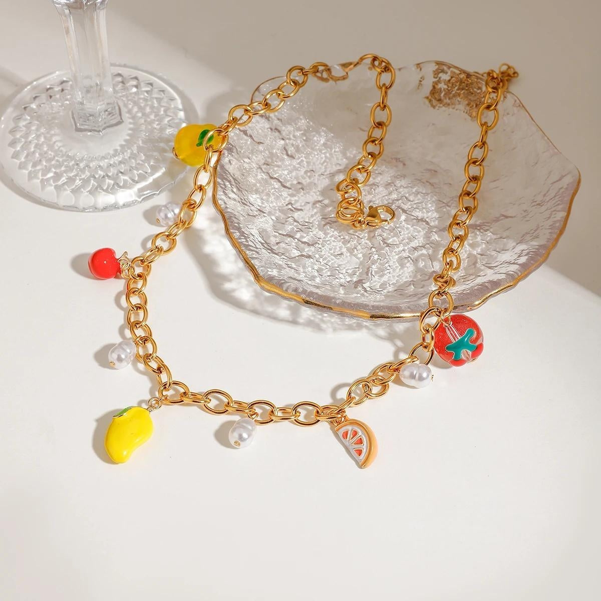 Glimmera Non-Tarnish Gold Necklace