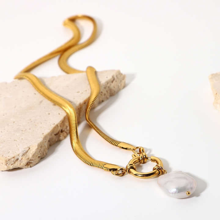 Marzena Non-Tarnish Gold Necklace