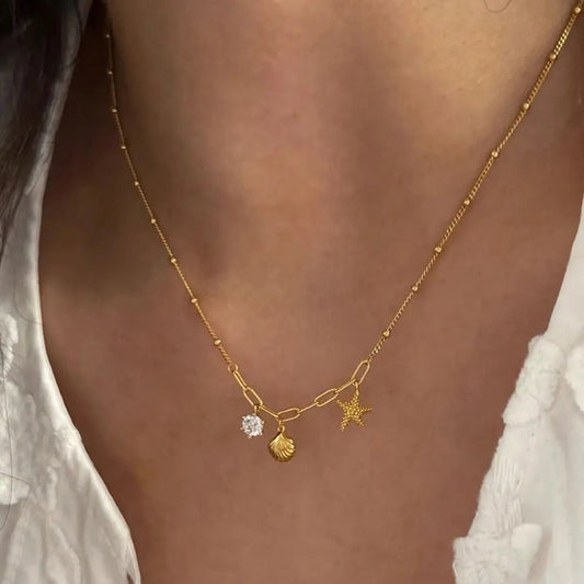 Ophelune Non-Tarnish Gold Necklace