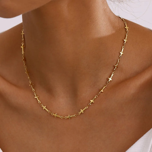 Belloura Non-Tarnish Gold Necklace