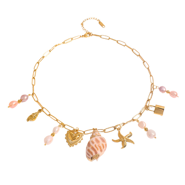 Bramblee Non-Tarnish Gold Necklace