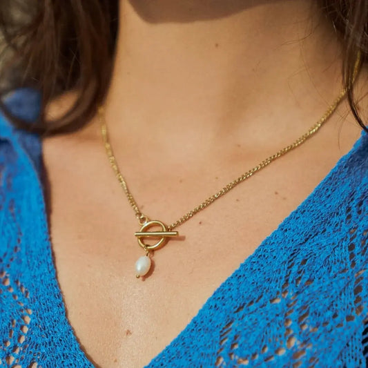 Calessia Non-Tarnish Gold Necklace