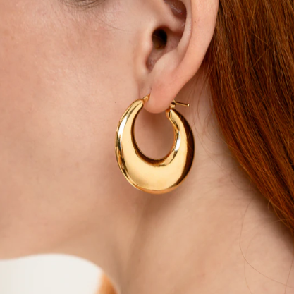 Chunky Tricia Non-Tarnish Earrings