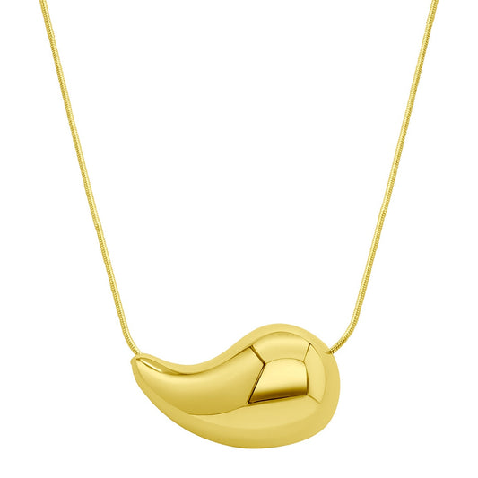 Comma Non-Tarnish Gold Necklace