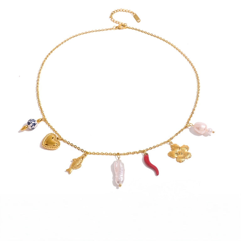 Elaria Non-Tarnish Gold Necklace