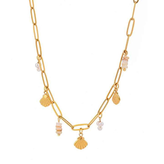 Gleamira Non-Tarnish Gold Necklace