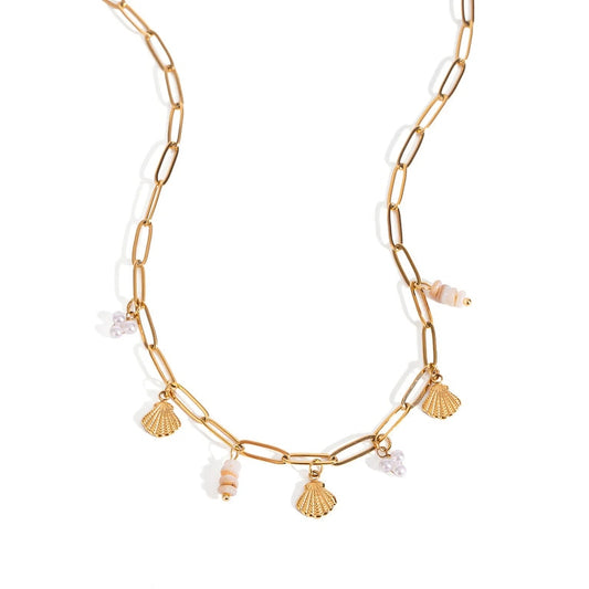 Gleamira Non-Tarnish Gold Necklace