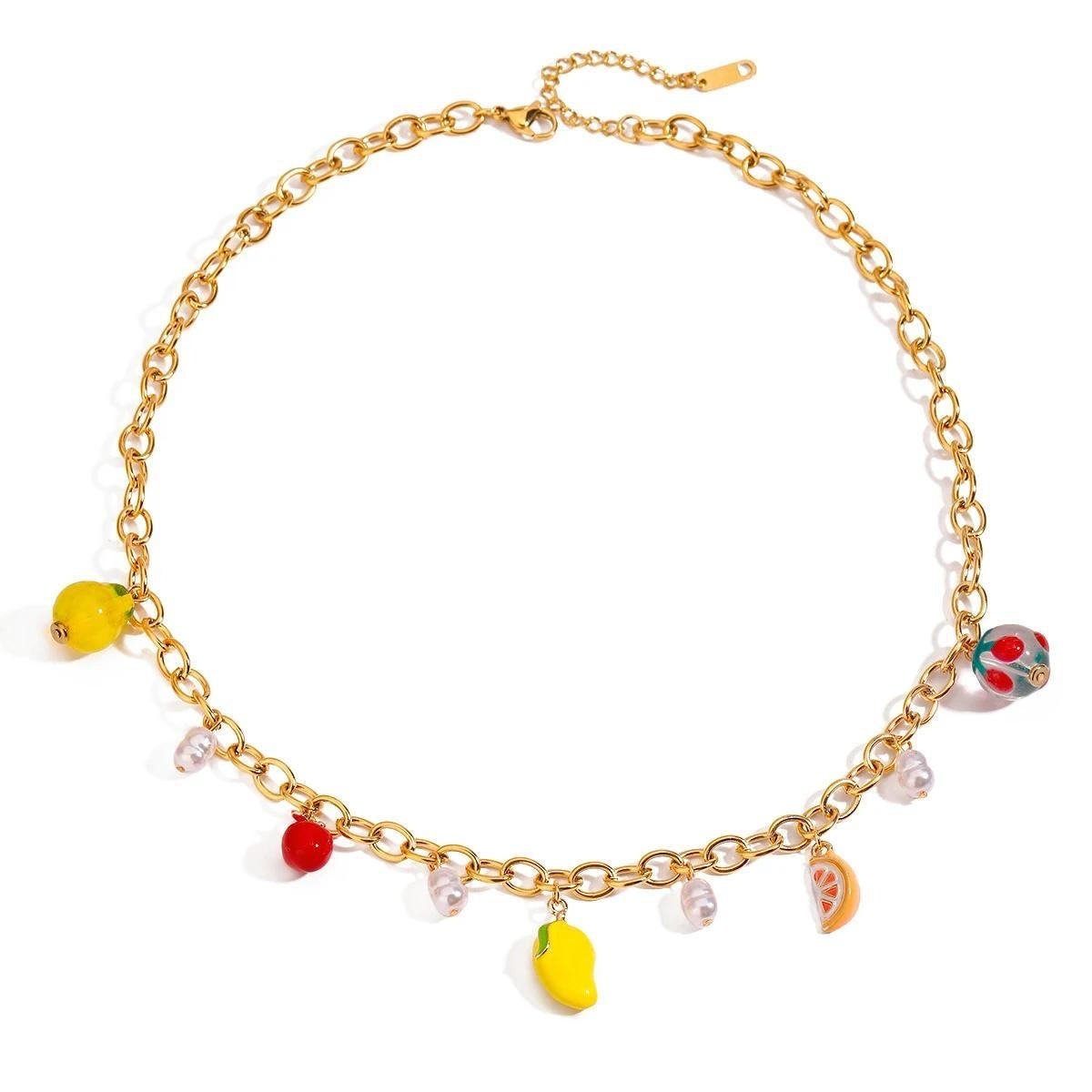 Glimmera Non-Tarnish Gold Necklace