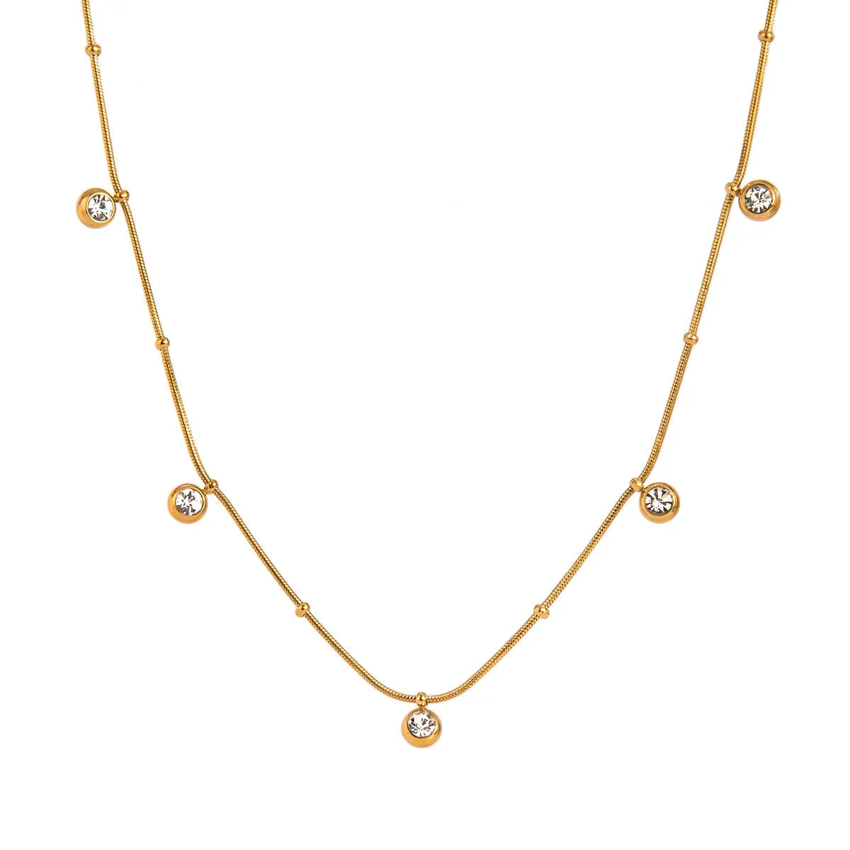 Linora Non-Tarnish Gold Necklace