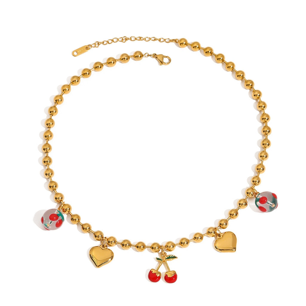 Natalie Non-Tarnish Gold Necklace