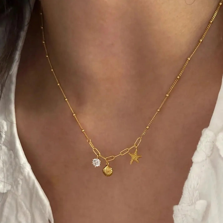 Ophelune Non-Tarnish Gold Necklace