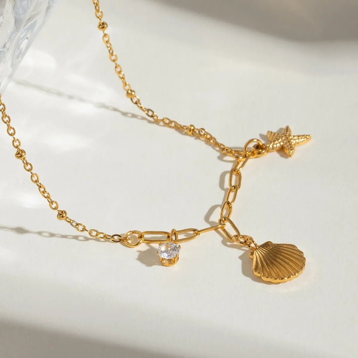 Ophelune Non-Tarnish Gold Necklace